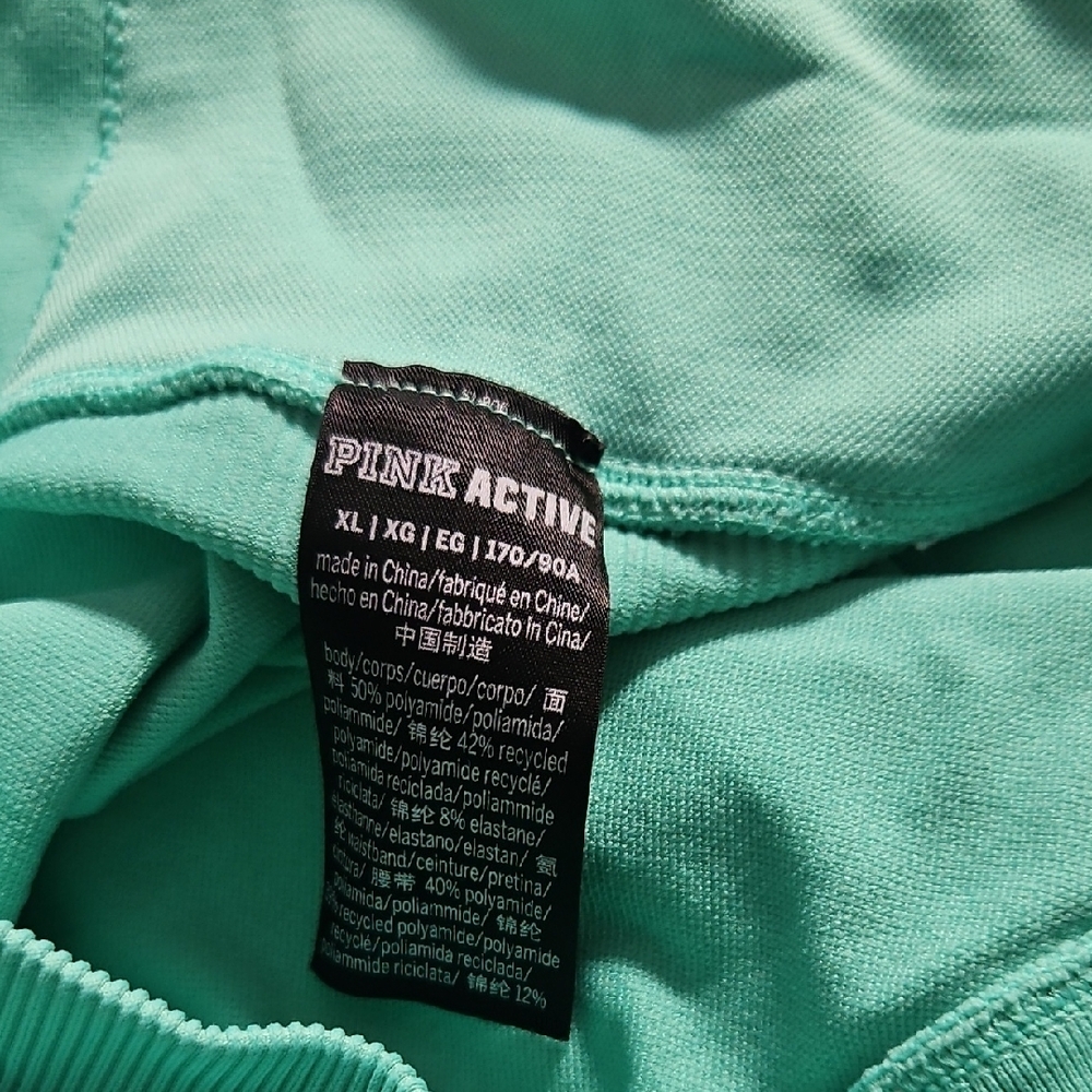 PINK Victoria's Secret Teal Leggings - Picture 2 of 4